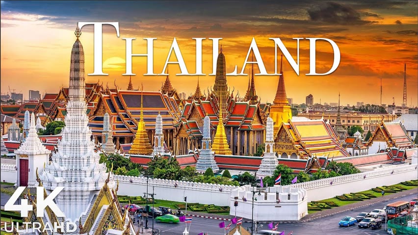 Thailand 4K - Beautiful Relaxing Music & Nature Soundscapes - Relaxation Film