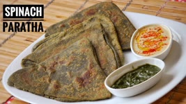 Spinach Paratha Vegan Recipe in English | Palak Paratha | Indian Flatbread Recipe | Foodotomic