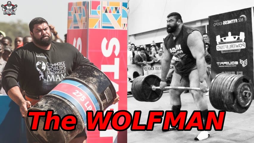The Wolfman Colm Woulfe - Easy Deadlift 410kg