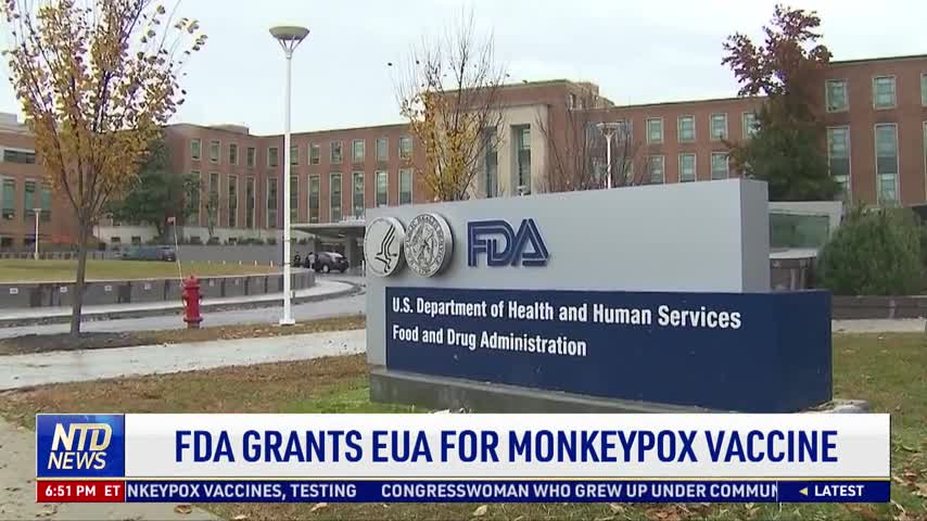 FDA Grants Emergency Use Authorization to Stretch Monkeypox Vaccine to Meet Demand