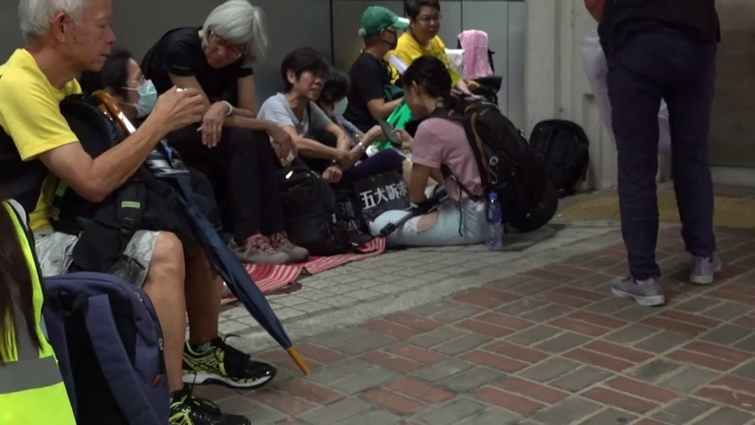 【直播】10.12 銀髮族於香港警察總署48小時集會