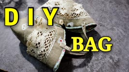 DIY LOVELY BAG / Elegant lace bag Tutorial #HandyMumLin