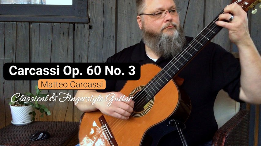Carcassi Op 60 No 3 | Classical Guitar