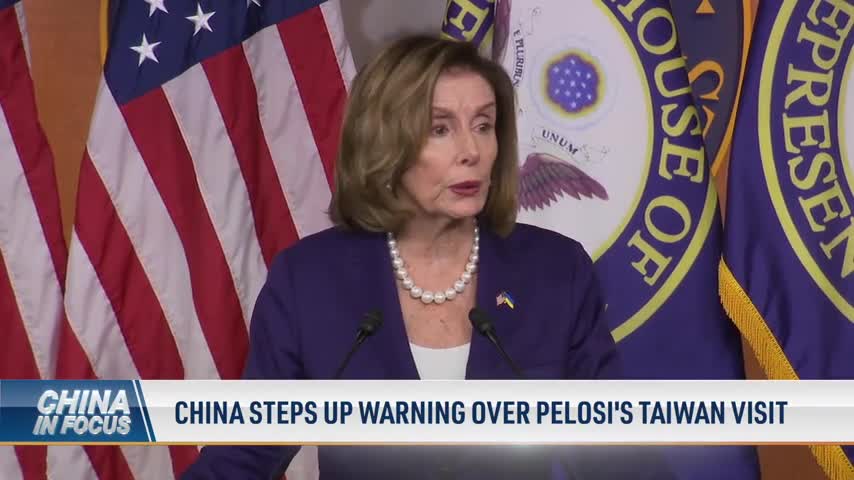 China State Media Threatens to 'Shoot' Down Pelosi's Plane to Taiwan If She Flies With Military Escort