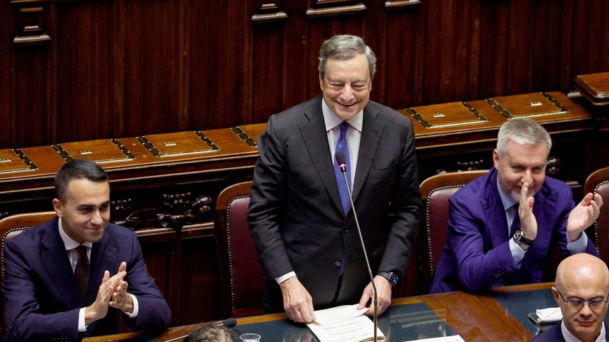 Démission du premier ministre italien après l’éclatement de la coalition