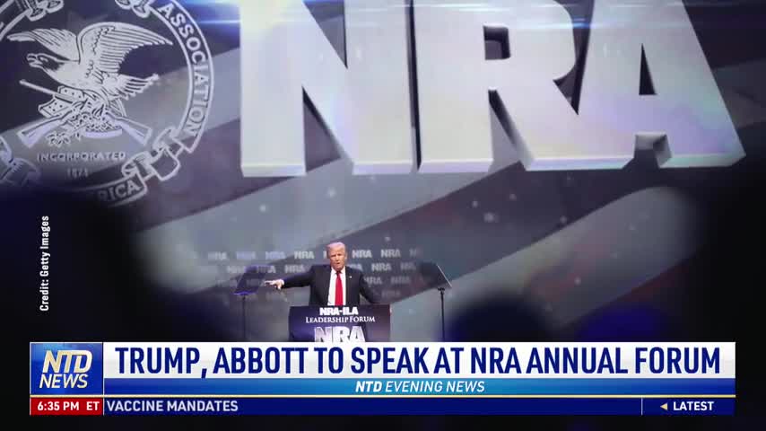 Trump, Abbott to Speak at NRA Annual Forum