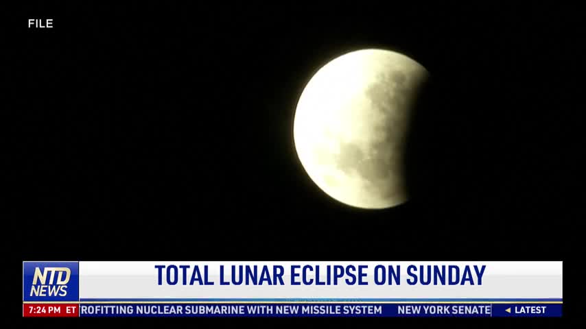 Total Lunar Eclipse on Sunday
