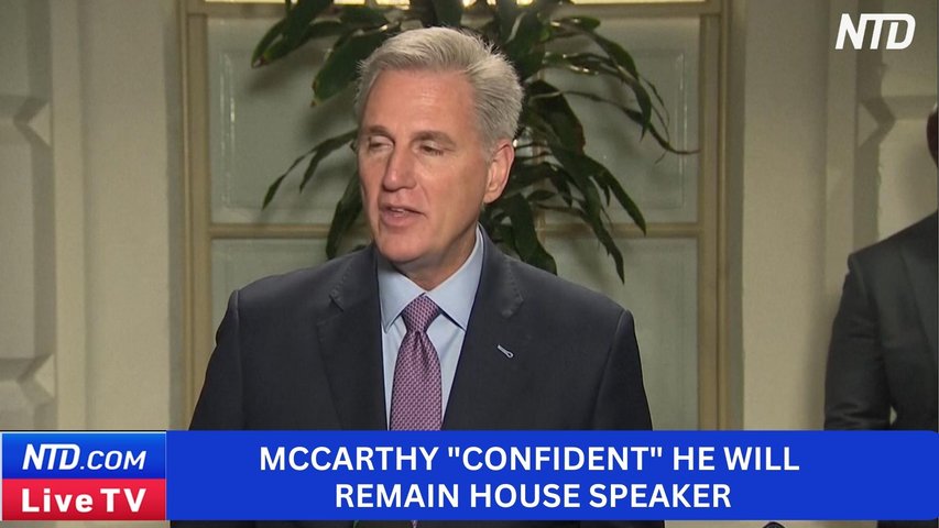 McCarthy "Confident" He Will Remain House Speaker Despite Challenge