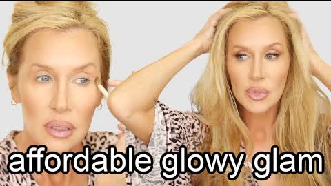 Affordable Glowy Glam (From Last Friday's Video | False Lash Struggles