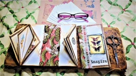 GOT ENVELOPES? QUICK EASY NO-SEW POCKET BOOKLET! Fun for a JUNK JOURNAL! The Paper Outpost! :)