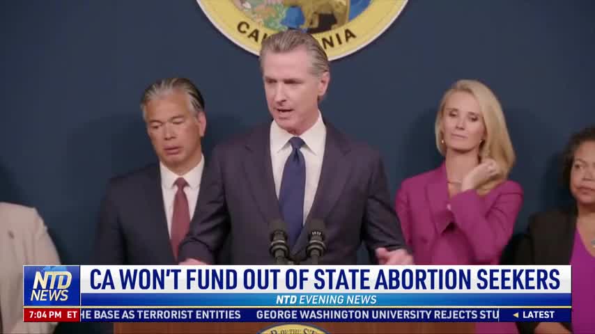 California Won’t Fund Out-of-State Abortion Seekers