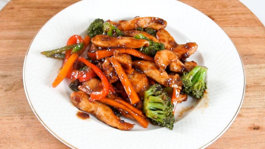 Pollo con brócoli fácil y delicioso al estilo oriental !! 😋💖