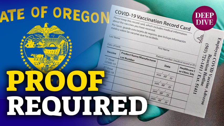 Oregon Becomes First State to Require Vaccination Proof for Maskless Entry; Florida Targets Big Tech
