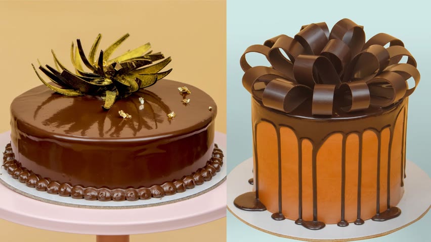 Fancy Chocolate Cake Decorating IDeas | Amazing Chocolate Birthday Cake Tutorial For Beginners