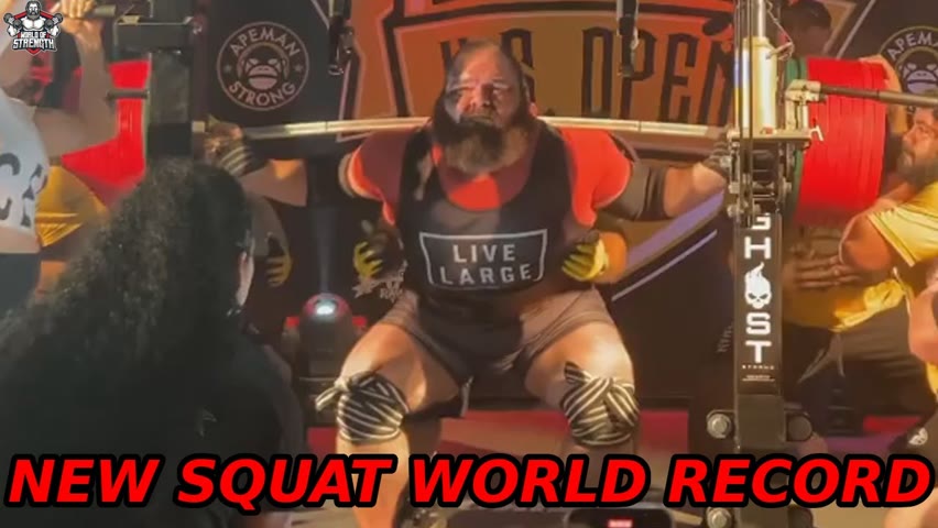 Daniel Bell New Squat World Record