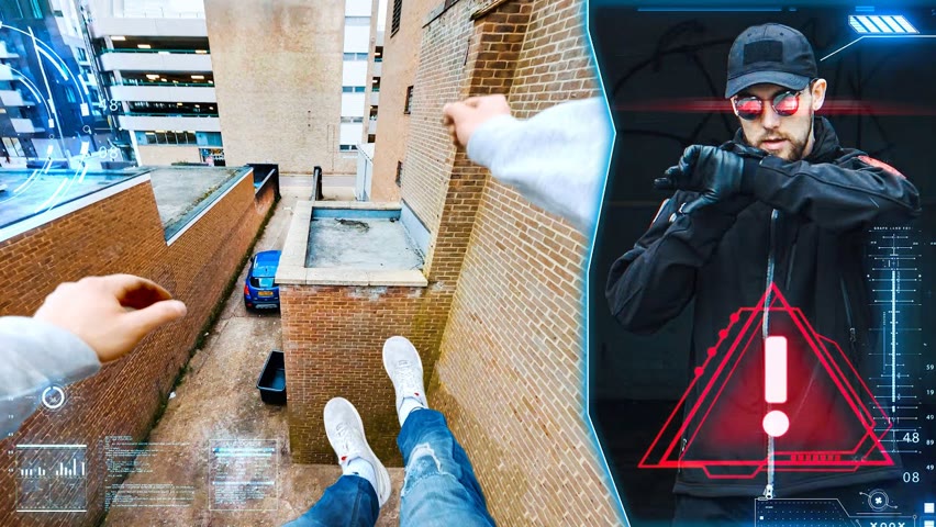 Escaping from Secret Agents! Parkour POV Chase 🚨