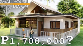 PINOY SMALL HOUSE DESIGN | 85 SQM. THREE BEDROOM LOW-COST HOUSE | MODERN BALAI