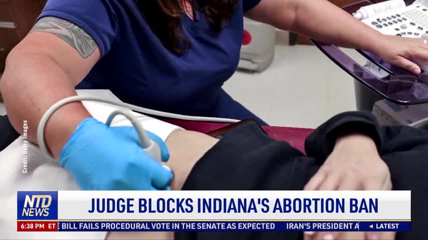 State Judge Blocks Indiana's Abortion Ban