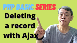 PHPCourse - Chapter 16 - Deleting a Record With AJAX