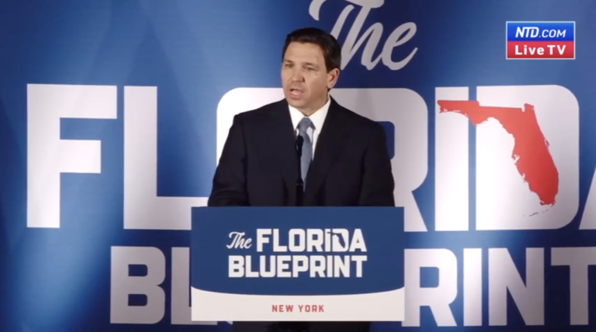 LIVE: DeSantis Speaks on Florida Blueprint in Nassau County, New York