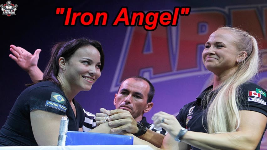 The Brazilian Armwrestling Champion "Iron Angel" Gabi Vasconcelos