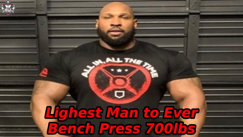 The Bench Press Monster Johnnie Harris - 320kg/705lbs