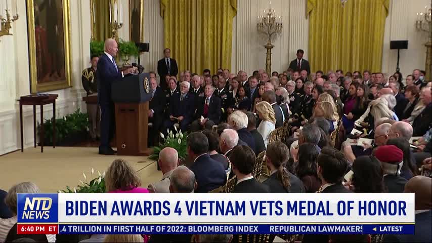 Biden Awards 4 Vietnam Veterans Medal of Honor