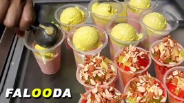 Famous Rabri Falooda Recipe | Royal Kulfi falooda | Falooda ice cream at Street Food Karachi