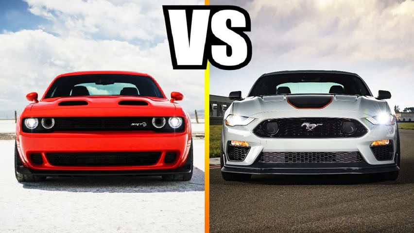 2020 Dodge Challenger Super Stock VS 2021 Ford Mustang Mach 1