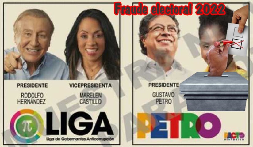 Evidencia de fraude electoral Colombia 2022