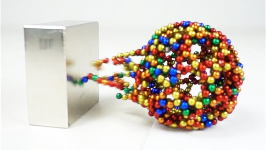 Monster Magnets VS Magnetic Sculptures in Slow Motion | Magnetic Games