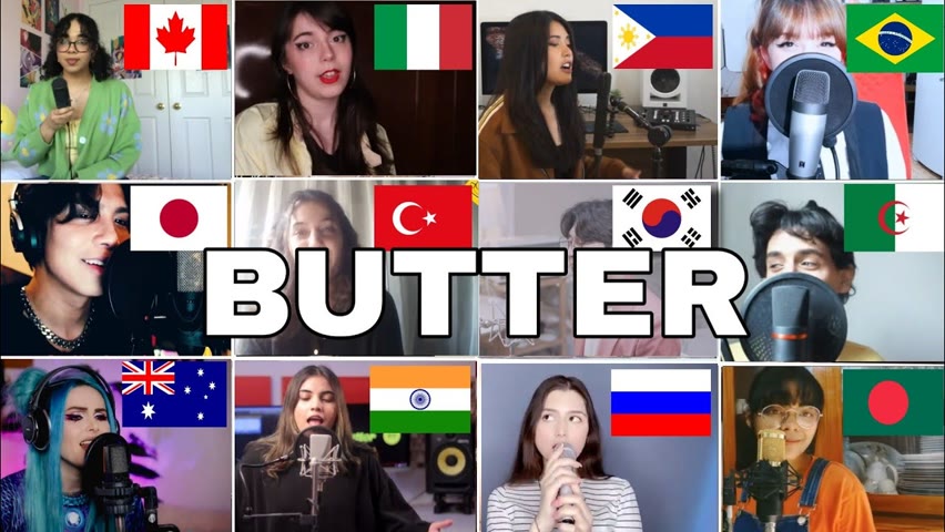 who Sang It Better : BTS (방탄소년단) 'Butter' ( 12 different countries )