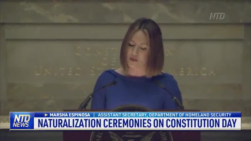 Naturalization Ceremonies Celebrate Constitution Day