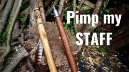 Pimp My Staff- Walking Stick Maintenance, Decoration and Optimisation- Alpine Ferrule, Burn Designs