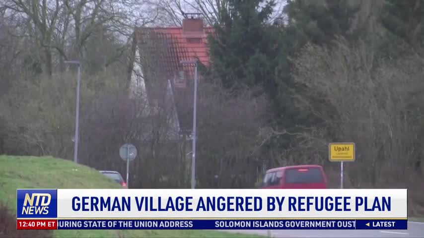 German Village Angered by Refugee Plan