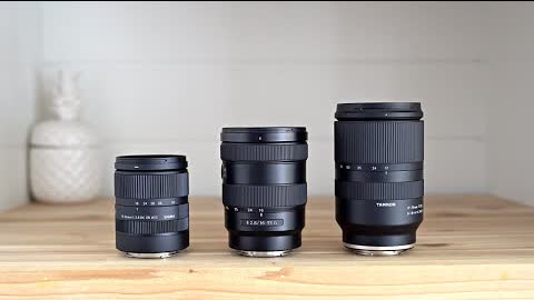 Sigma 18-50 vs Sony 16-55 vs Tamron 17-70 Lens Comparison