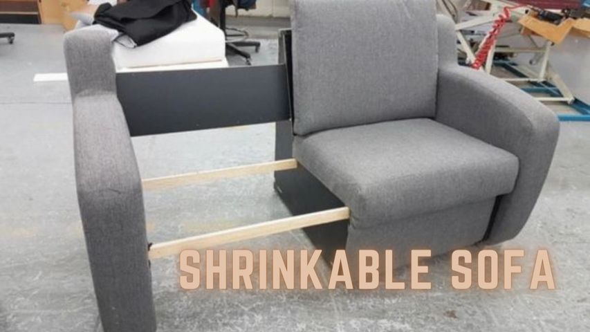 Shrinkable sofa 1 to 3 Grey fast