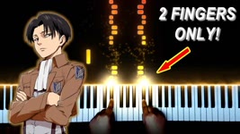 Attack on Titan Season 4 OP but I only use 2 fingers (Piano)