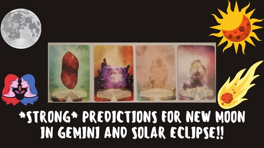*STRONG* predictions for new moon in Gemini and Solar Eclipse!! | Pick a card