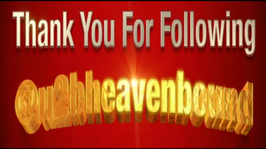 U2Bheavenbound End Times News on Youtube terminated 6/3/21 this is backup channel here on YouMaker
