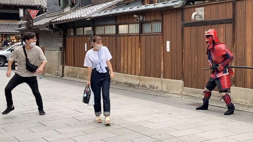 【侍マネキンドッキリ#04】SAMURAI Mannequin PRANK in JAPAN