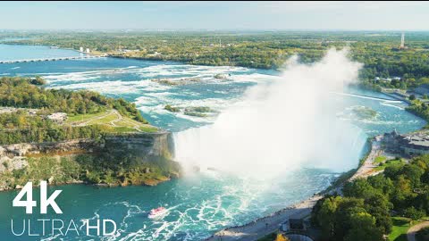 Niagara Falls • Autumn in Canada. Beautiful Relax Music, Stress relief, meditation music, Yoga Music