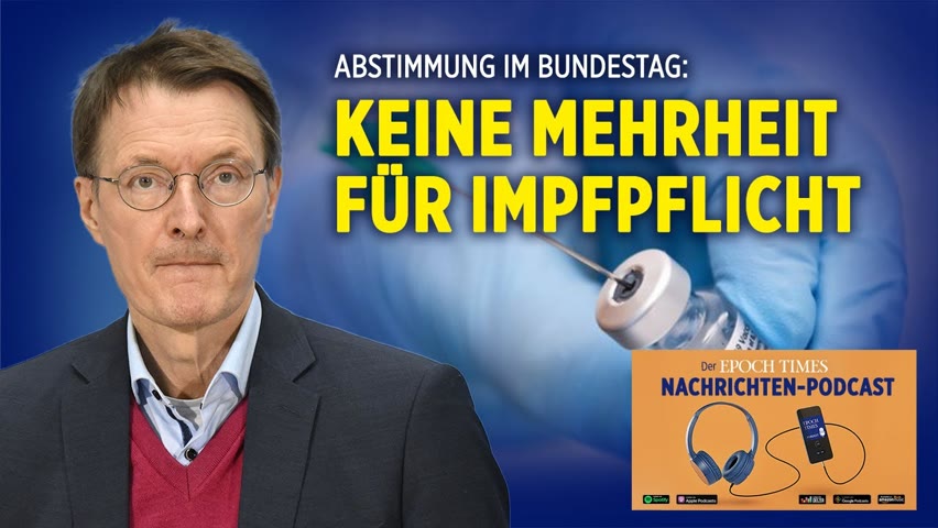 Keine Mehrheit: Corona-Impfpflicht ab 60 im Bundestag gescheitert – Auch Unionsantrag erfolglos