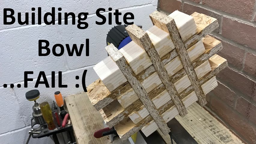 Wood turning - Building Site Bowl (...almost)