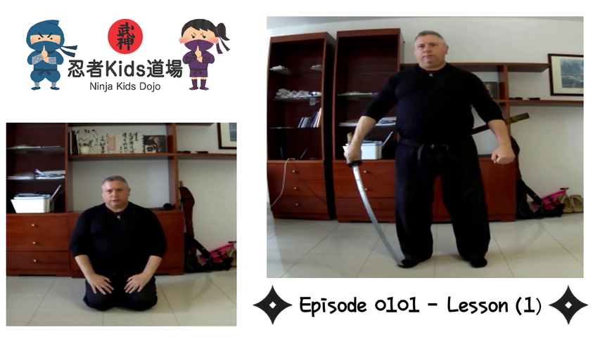 Ninja Kids Dojo in English - Ep0101 - Lesson 1