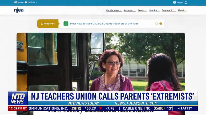 New Jersey Teachers Union Calls Parents ‘Extremists’