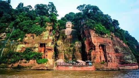World's Tallest, Biggest and Oldest Buddha Statue - Over 1,200 Years Old
