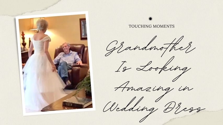 60 Years Later, Grandmother Is Looking Amazing in Wedding Dress