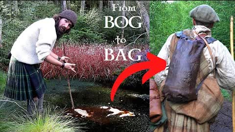 Hide Tanning- Traditional Scottish Methods & Peat Bog Survival Uses