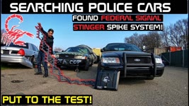 Searching Police Cars Found Stinger Spike System! Crown Rick Auto